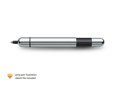 Lamy Pen illustration freebie goodie illustration lamy learn pen practice sketch vector