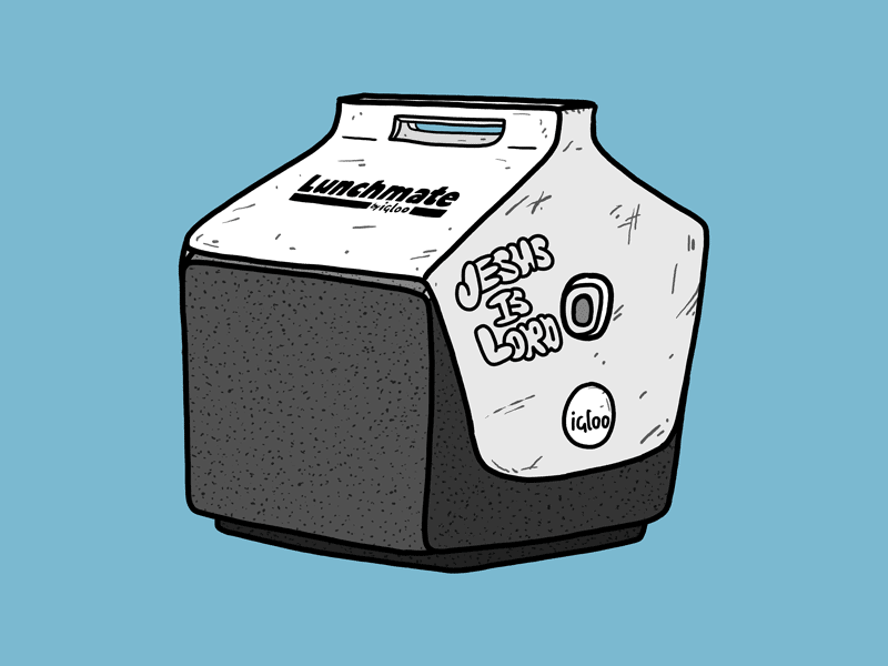 Uncle Jimmy's Lunchbox art igloo illustration jimmy jones josh lafayette lettering lunchbox lunchmate typography uncle jimmy