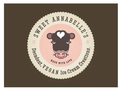 Sweet Annabelle's cow dairy farm ice cream vegan vegetarian