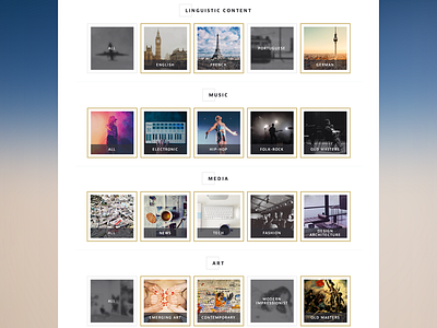Filter artist event facebook feed gif music player profile soundcloud twitter ui ux