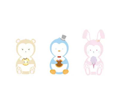 Animals adolescent carnival characters fun graphic design illustration illustrator visual design