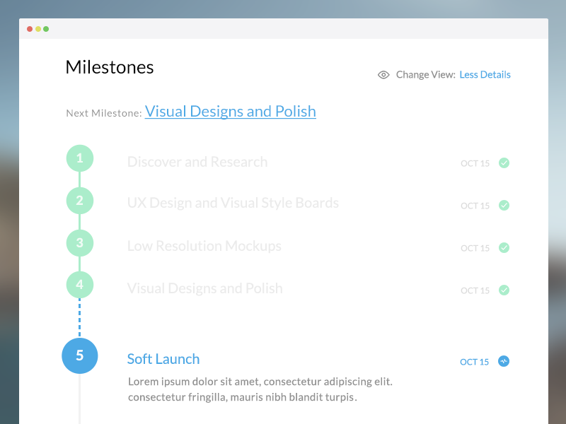 Status Page by Adnan Khan on Dribbble