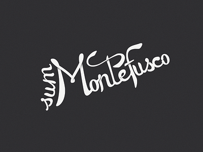 sumMontefusco adobe calligraphy illustration illustrator lettering vectorial