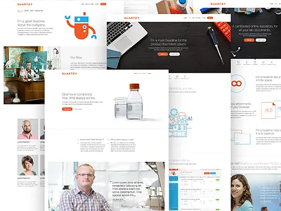 Quartzy : More! answers documents free infinite investors line illustrations questions robot story support team tour