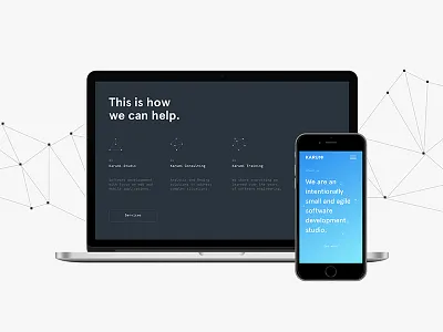 Karumi apercu brand branding clean design geometry grid layout responsive ui web webdesign