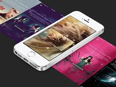 VIZIO VIA app color envoy interface iphone mobile responsive stream tv vizio we are envoy zack travis