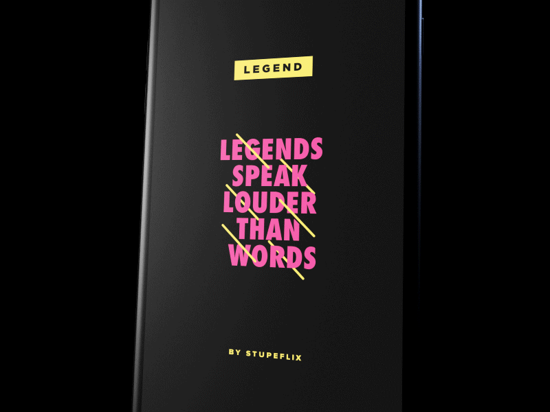 Legend ios legend motion type