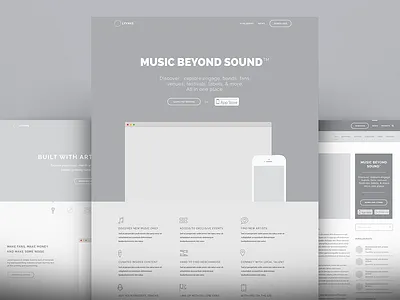 High Fidelity Dilema high fidelity home page ia illustrator landing page ui ux vector wireframes
