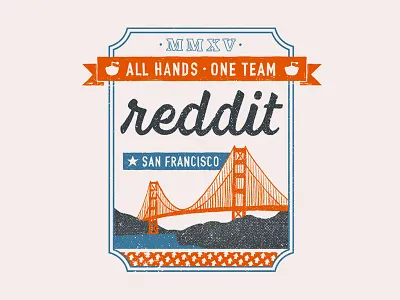 reddit All Hands 2015 all bridge francisco gate golden hands reddit san stamp vintage