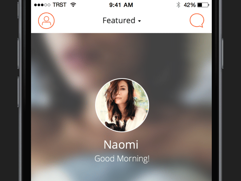 wāv - quick interaction concept ios ios8 local mobile app network social wav