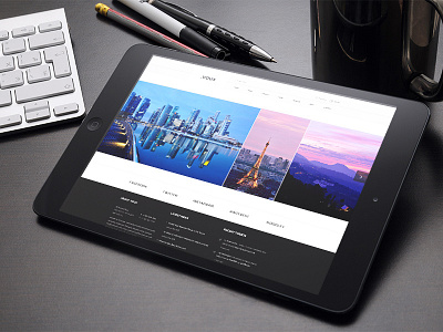 .VOUX E-commerce PSD boxed clothes e commerce flat full screen minimal products sell shop store theme white