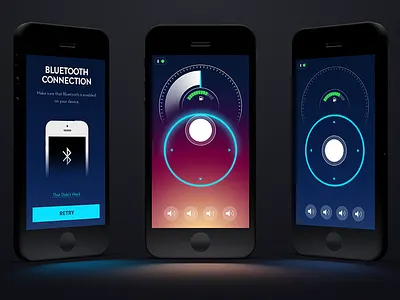 Driving Toy Mobile App app flat icons illustration interface ios iphone mobile ui