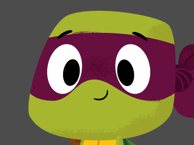 Donnie illustration texture tmnt vector