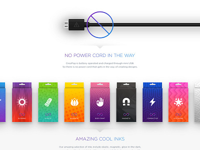 3D Pen Landing Web 3d ink pen promo