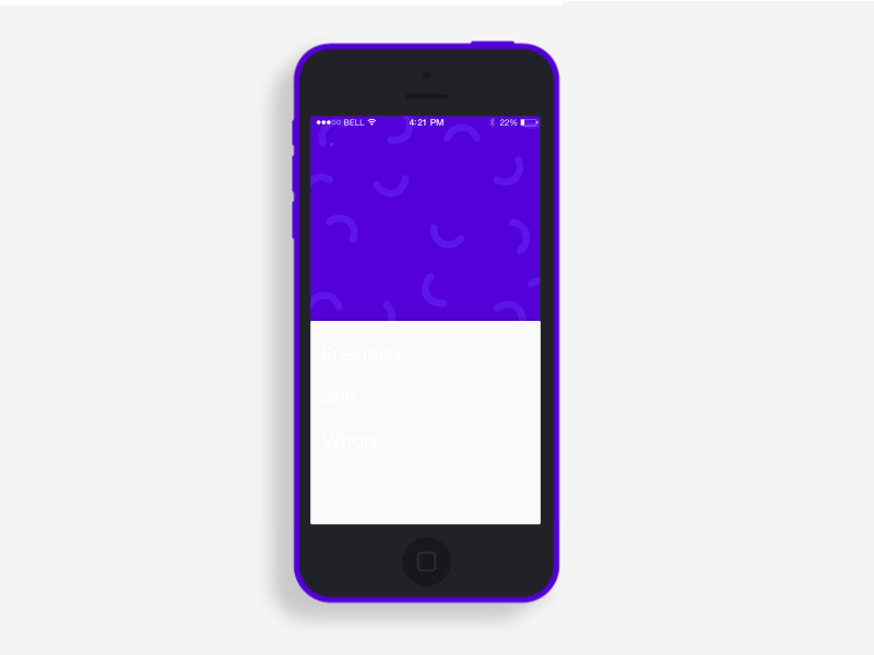 Word_list animatic app dictionary education gif lists mobile pull up swipe translator ui words