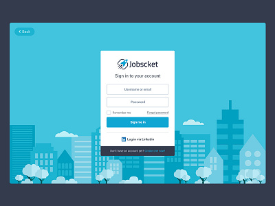 Sign In and Sign Up - Form flat form jobs login simple