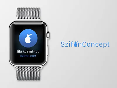 Szifon Apple Watch Concept app apple design mockup sketch watch wearables