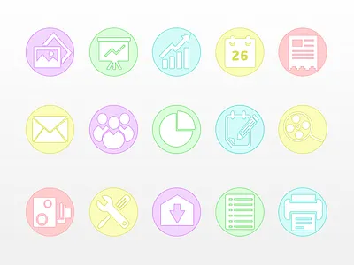 Business Icon Set design flat free freebie icon icons psd set ui web app website