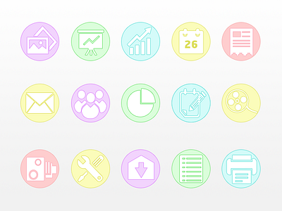 Business Icon Set design flat free freebie icon icons psd set ui web app website