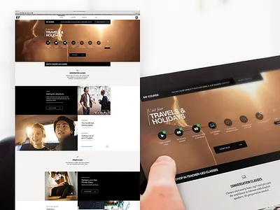 Course Overview complex course grid layout responsive shattered