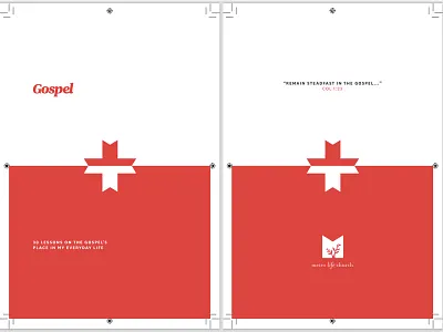 Proof book booklet church cross gospel press check print proof typography