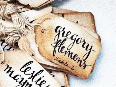 hand lettered escort cards antique calligraphy escort cards jasmine ellesse jasminellesse script union station wedding