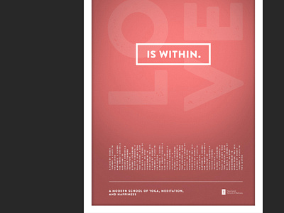 New Seed School Poster - Love branding graphic design poster
