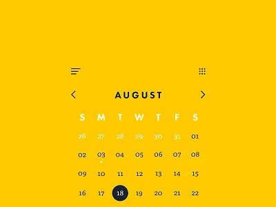 Tilt UI Kit Preview angle calendar flat ios tilt ui ui kit