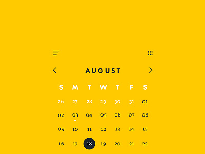Tilt UI Kit Preview angle calendar flat ios tilt ui ui kit