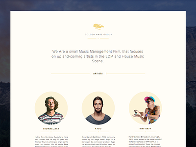 Website Redesign house kygo music redesign web website