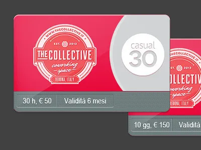 The Collective product line & prepaid cards concept logo design marketing product product line