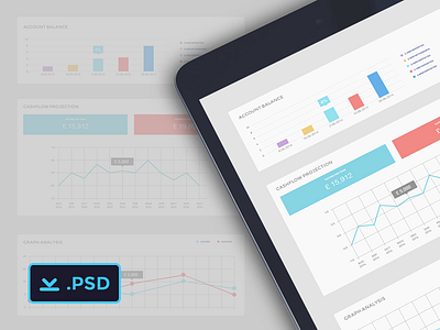 Ui Graphs (Freebie) freebie graph grid india psd saurabhj source ui