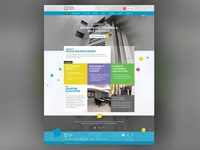 Nesma Training Center nesma design nesma mohsin designer nesma webdesign ntc website