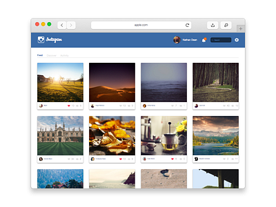 Instagram website inspiration instagram ui ux web design web development
