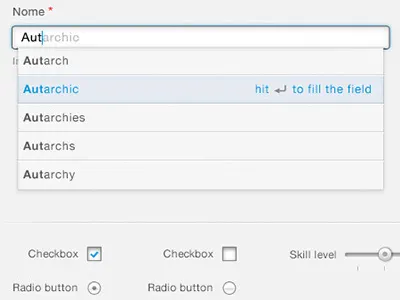 Curricoolum – Autocomplete autocomplete form form validation forms tooltip ui design user interface design web app web ui