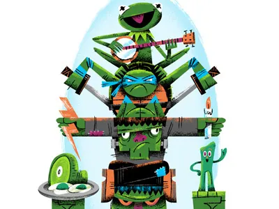 Favorite Green Things (Colour Collective - sap green)