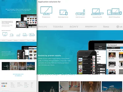 Rayo Interactive app color gradient interactive software tech technology web webpage