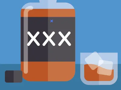 Rot Gut cubes ice rot gut swill whiskey xxx