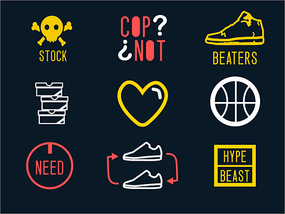 Sneakerhead Icon Pack basketball fashion heart hypebeast icon icon pack icons shoes sneakerhead sneakers sports