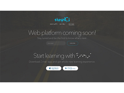 Landing page