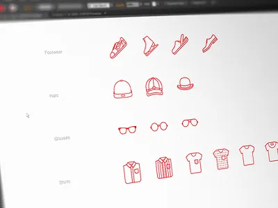 Apparel Icon Set apparel fashion icon icons iconset illustration