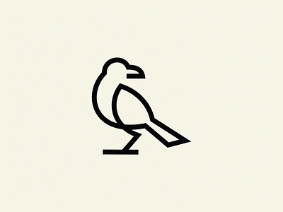 Bird bird line logo