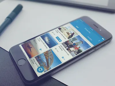 Material Design for iOS App android app deals interface ios material mobile ui ui design