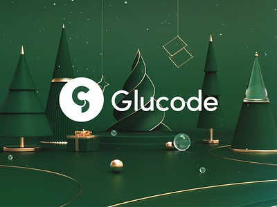 Happy Holidays 🎄 3d animation christmas design glucode holidays illustration intro logo motion motion design vacation