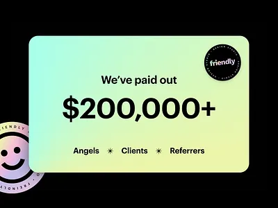 $200,000+ business investors product referrals ui ux