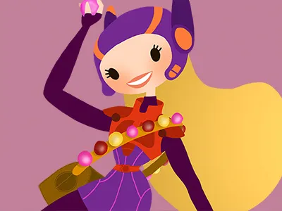 Honey Lemon Battlesuit big hero 6 disney girl heroine starlettes