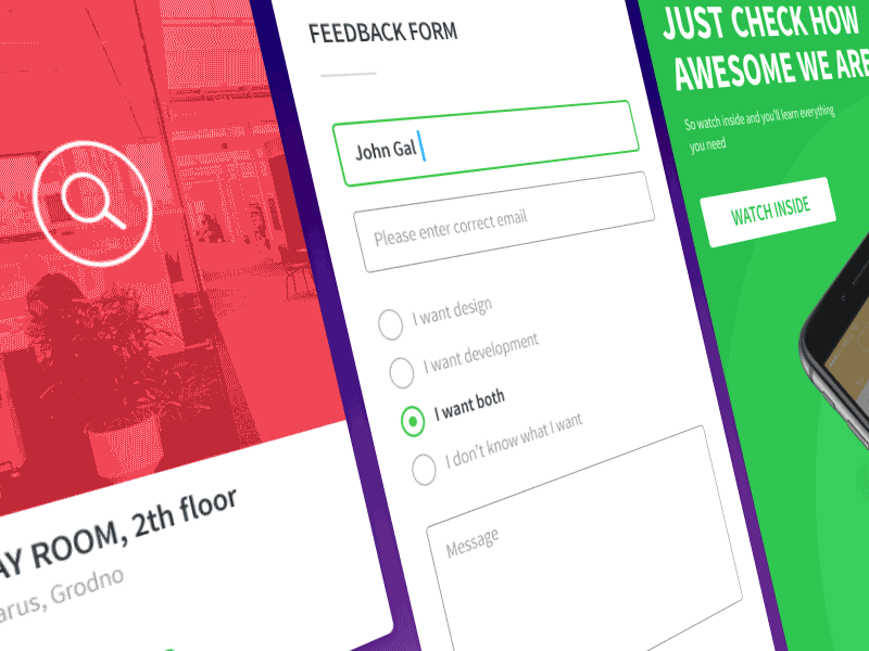 Free UI kit. Grab it now! by Victor Vorontsov on Dribbble