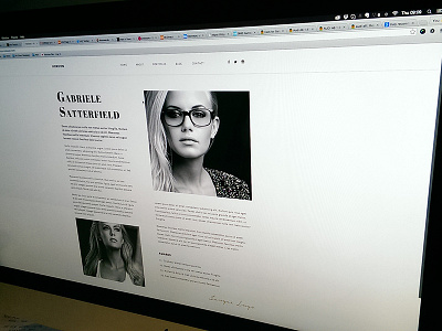 Horizon About v2 clean elegant fullscreen gallery horizontal minimalism photo photographer photography portfolio scroll slider