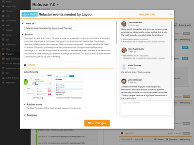 Tuleap new artifact modal draft alm form modal popup tuleap