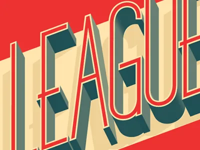 Cobb's Farm League Ipa Beer Label baseball beer bevel design farm ipa label league shadow type typography